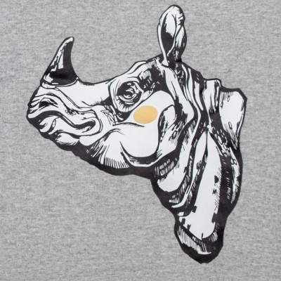 Толстовка NosoRock, серый меланж Толстовка NosoRock, серый меланж