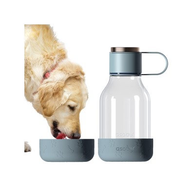 Бутылка для воды 2-в-1 «DOG BOWL BOTTLE», 1500 мл 