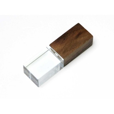USB 2.0- флешка на 64 Гб прямоугольной формы, под гравировку 3D логотипа