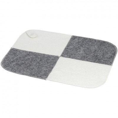 Банный набор Panam, серый с белым Банный набор Panam, серый с белым