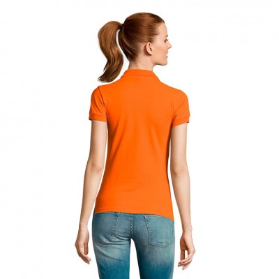Поло женское PASSION, оранжевый, S, 100% хлопок, 170 г/м2
