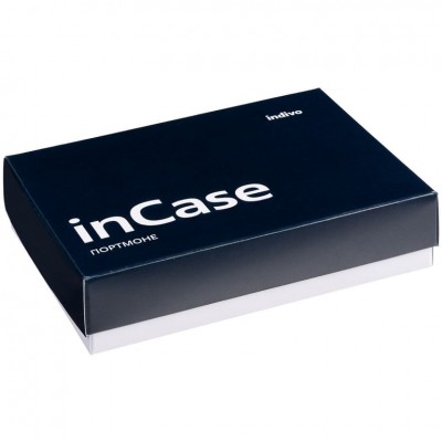Портмоне inCase, серое с бордовым Портмоне inCase, серое с бордовым