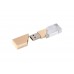 USB 2.0- флешка на 512 Мб кристалл в металле