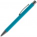 Ручка шариковая Atento Soft Touch, бирюзовая