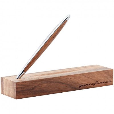 Шариковая ручка Cambiano Shiny Chrome Walnut Шариковая ручка Cambiano Shiny Chrome Walnut