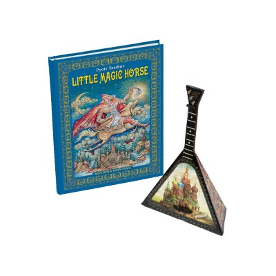 Подарочный набор «Музыкальная Россия»: балалайка, книга «Конек - горбунок»