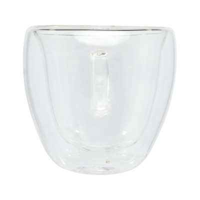 Стеклянный стакан «Manti» с двойными стенками и подставкой, 100 мл, 2 шт