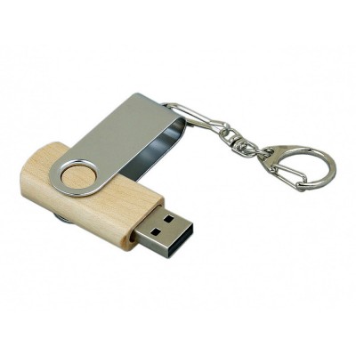 USB 2.0- флешка промо на 4 Гб с поворотным механизмом