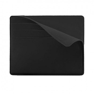 Чехол для 6 карт с отделением для денег, черный, PU soft touch