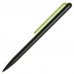 Шариковая ручка GrafeeX в чехле, черная с зеленым