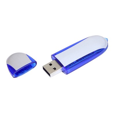 USB 2.0- флешка промо на 64 Гб овальной формы USB 2.0- флешка промо на 64 Гб овальной формы