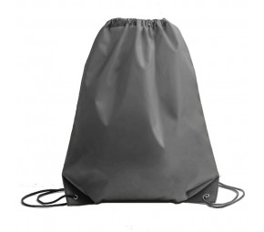 Рюкзак мешок с укреплёнными уголками BY DAY, серый, 35*41 см, полиэстер 210D