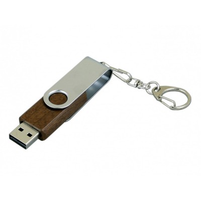 USB 2.0- флешка промо на 64 Гб с поворотным механизмом
