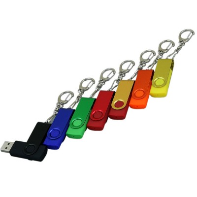 USB 2.0- флешка промо на 16 Гб с поворотным механизмом и однотонным металлическим клипом USB 2.0- флешка промо на 16 Гб с поворотным механизмом и однотонным металлическим клипом