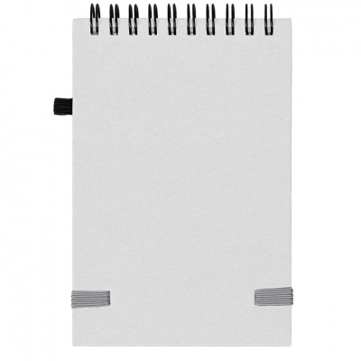 Блокнот на спирали MEMO PAD, размер 95х145 мм,белый, блок в клетку