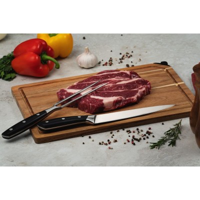 Набор для мяса с ножом-слайсером и вилкой Slice Twice