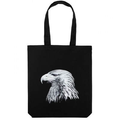 Холщовая сумка Like an Eagle, черная Холщовая сумка Like an Eagle, черная