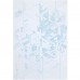 Плед Winterflake, бело-голубой с люрексом