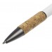 Ручка шариковая Cork, белая Ручка шариковая Cork, белая