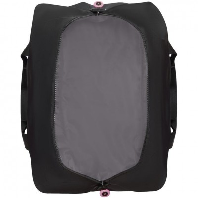Сумка дорожная Compact Neon, черная с розовым Сумка дорожная Compact Neon, черная с розовым