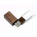 USB 2.0- флешка на 64 Гб прямоугольной формы, под гравировку 3D логотипа