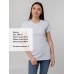 Футболка женская T-bolka Stretch Lady, белая