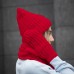 Набор подарочный НАСВЯЗИ©: шапка, шарф, варежки, носки, красный Набор подарочный НАСВЯЗИ©: шапка, шарф, варежки, носки, красный