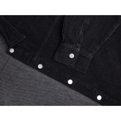 Куртка джинсовая O1, черная