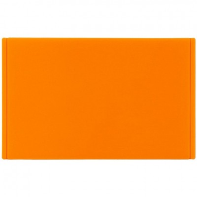 Лейбл из ПВХ Dzeta, L, оранжевый неон