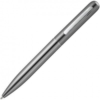 Ручка шариковая Scribo, серо-стальная Ручка шариковая Scribo, серо-стальная