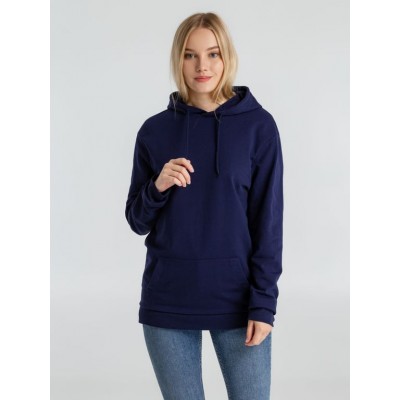Толстовка с капюшоном унисекс Hoodie, темно-синяя