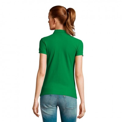 Поло женское PASSION, ярко-зеленый, S, 100% хлопок, 170 г/м2
