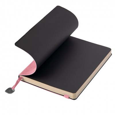 Ежедневник недатированный Boomer, А5, светло-розовый, кремовый блок, без обреза Ежедневник недатированный Boomer, А5, светло-розовый, кремовый блок, без обреза