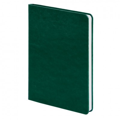 Ежедневник недатированный Duncan, А5,  темно-зеленый, белый блок