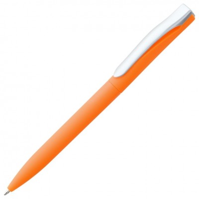 Ручка шариковая Pin Soft Touch, оранжевая Ручка шариковая Pin Soft Touch, оранжевая