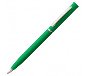 Ручка шариковая Euro Chrome, зеленая