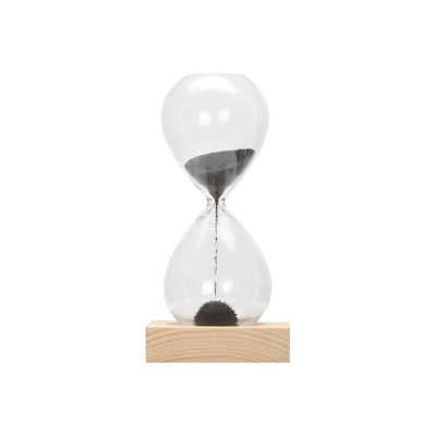 Песочные магнитные часы на деревянной подставке «Infinity»