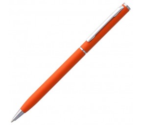 Ручка шариковая Hotel Chrome, ver.2, матовая оранжевая