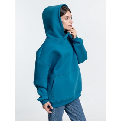 Худи Kulonga Oversize, бирюзовое Худи Kulonga Oversize, бирюзовое