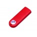 USB 2.0- флешка промо на 16 Гб прямоугольной формы, выдвижной механизм