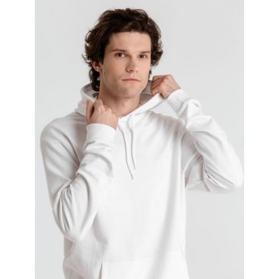 Толстовка с капюшоном унисекс Hoodie, белая Толстовка с капюшоном унисекс Hoodie, белая