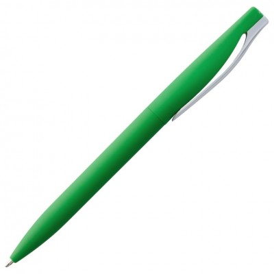 Ручка шариковая Pin Soft Touch, зеленая Ручка шариковая Pin Soft Touch, зеленая