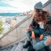 Шапка вязаная SHORE с отворотом из материала rPET/рециклированного полиэстера Шапка вязаная SHORE с отворотом из материала rPET/рециклированного полиэстера