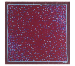 Платок Tourbillon Silk, бордовый