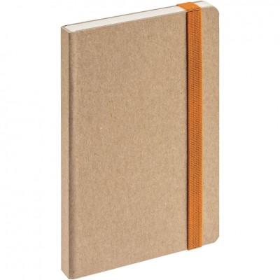 Ежедневник Eco Write Mini, недатированный, с оранжевой резинкой Ежедневник Eco Write Mini, недатированный, с оранжевой резинкой