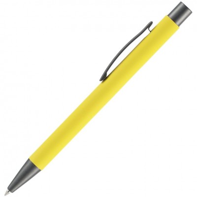 Ручка шариковая Atento Soft Touch, желтая Ручка шариковая Atento Soft Touch, желтая