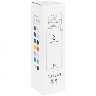 Термобутылка Fujisan XL, белая