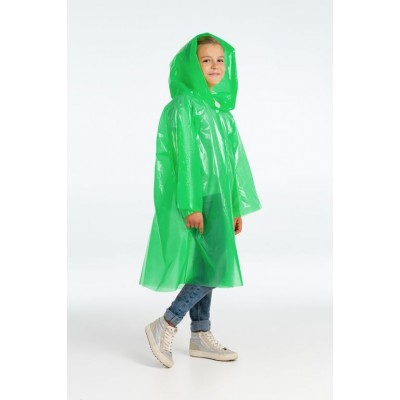 Дождевик-плащ детский BrightWay Kids, зеленый Дождевик-плащ детский BrightWay Kids, зеленый