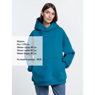 Худи Kulonga Oversize, бирюзовое Худи Kulonga Oversize, бирюзовое