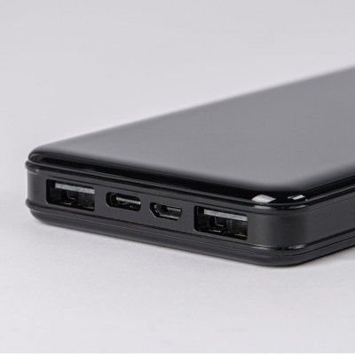 Универсальный аккумулятор OMG Sleek 10 (10000 мАч), черный, 14х6.8х1,5 см Универсальный аккумулятор OMG Sleek 10 (10000 мАч), черный, 14х6.8х1,5 см